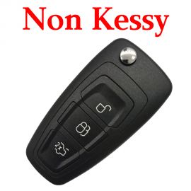 3 Buttons 434 MHz Flip Remote Key for Ford Focus - with 4D63 80 bit Chip