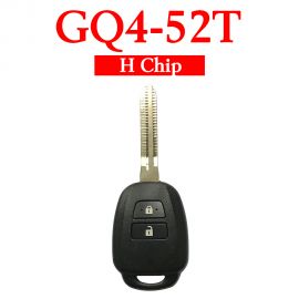 2 Button 433MHz Remote with for Toyota RAV4 Corolla - GQ4-52T (H Chip)