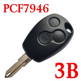Remote Control Key?for Renault 3 Button 433MHz with PCF7946 Electronic Chip