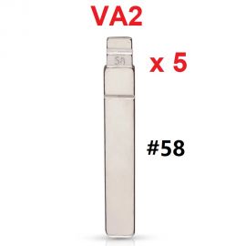 #58 VA2 for Citroen Peugeot Renault KEYDIY Universal Remotes Flip Blade