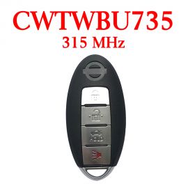 (315Mhz) CWTWBU735  3+1 Buttons Smart Proximity Key for Nissan Maxima / Sentra 2007-2012