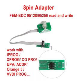 BMW FEM-BDC 95128/95256 Chip IMMO Data Reading 8-PIN Adapter for UPA, Orange5, VVDI Prog, CG Pro