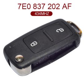 2 Buttons 315 MHz Flip Key for New VW - 5K0 837 202AF 202 AF