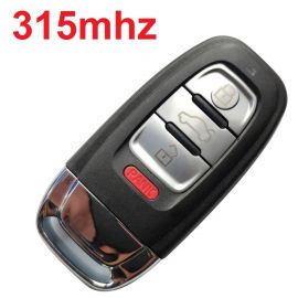 3+1 Buttons 315 MHz Remote Key For Audi Q5 A4L - 8K0 959 754C