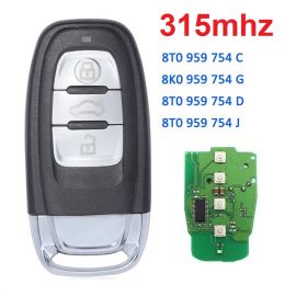 315 MHz Remote Key for Audi Q5 A4L - 8K0 959 754C
