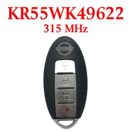 (315MHz) KR55WK49622 3+1 Buttons Smart Proximity Key for Nissan Murano 2009-2014