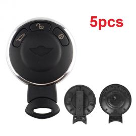 3 Buttons Smart Key Shell for Mini Cooper without Battery Holder - 5 pcs