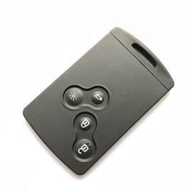 4 Buttons Remote Card Shell with Emergency Key for Renault Fluence - Pack of 5