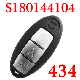 (434 MHz) KR5S180144104 3 Buttons Smart Keyless Go Key for Nissan New Teana X-Trail with 4A Chip