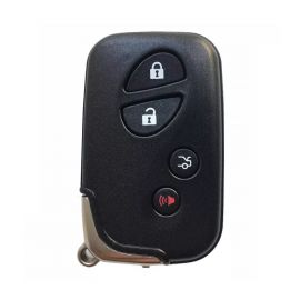 4 Button Smart Remote Key Shell For LEXUS ES IS LS RX GX GS LX Replacement Keyless Entry Fob Case - Pack of 5