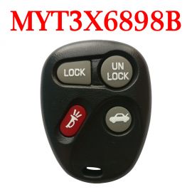 3+1 Buttons 315 MHz Remote Control for Chevrolet GMC Buick - MYT3X6898B