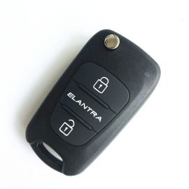 3 Button Remote key shell  with Right blade for Hyundai ELANTRA 5PCS