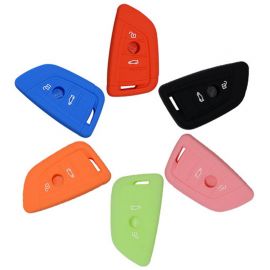 Silicone Cover for 2 Buttons BMW New X5 Car Keys - 5 Pieces