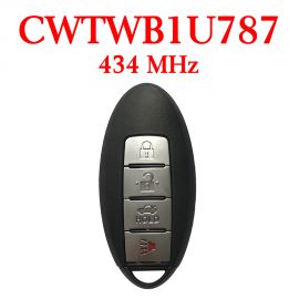434 MHz 3+1 Buttons Smart Proximity Key for Infiniti 2011-2018 - CWTWB1U787