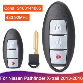 (434MHz ID47 Chip) S180144005 KR5S180144014 2+1 Buttons Smart Proximity Key for Nissan Pathfinder 2013-2016