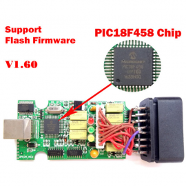 OP-COM Firmware V1.59 with chips PIC18F458 Support Flash Firmware