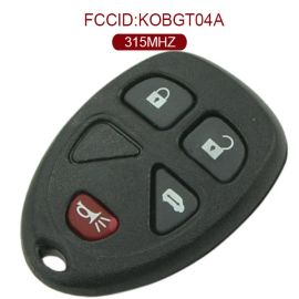 AK019006 for GMC 3+1 Button Remote Set(USA) 315MHz KOBGT04A
