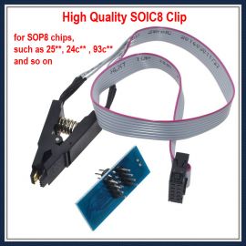 High quality SOIC8 SOP8 Test Clip For EEPROM 93CXX/25CXX/24CXX in-circuit programming