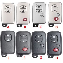 Replacement Smart Remote Key Shell For Toyota 4 Runner Avalon Land Cruiser Prius Highlander Venza Prius V 5pcs/lot