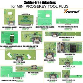 (5% Off) Xhorse VVDI Adapters & Cables Solder-free Full Set for Xhorse MINI PROG and KEY TOOL PLUS