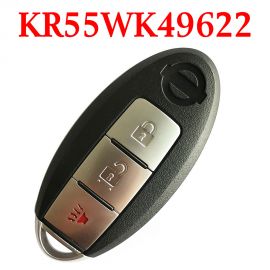 (315MHz) KR55WK49622 - 2+1 Buttons Smart Proximity Key for Nissan Murano / 370Z 2009-2017